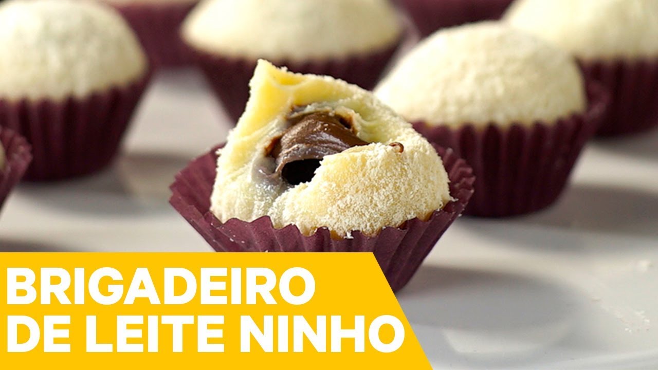 BRIGADEIRO DE LEITE NINHO COM NUTELLA | Melhores Receitas Tastemade