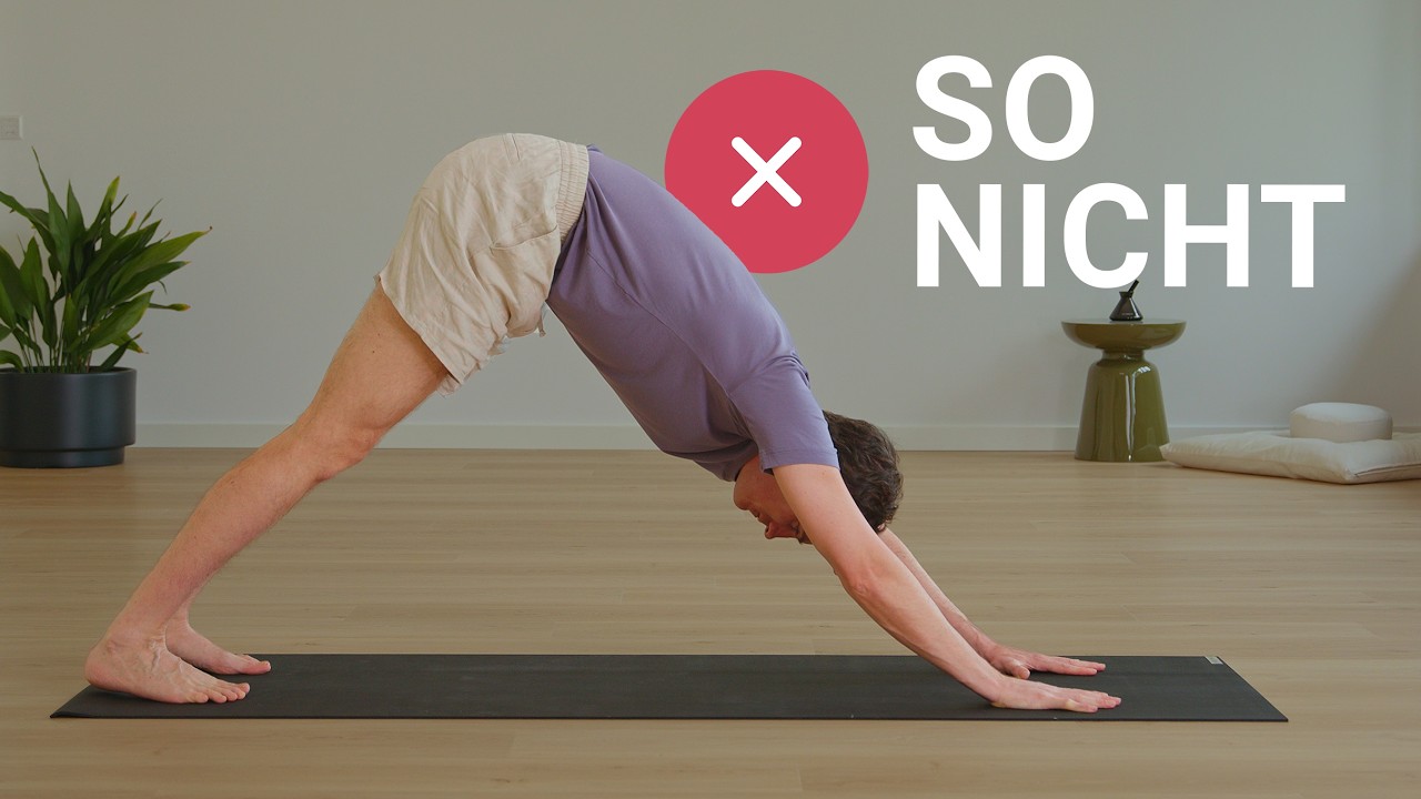 Herabschauender Hund: Vermeide diese Fehler! #Yoga