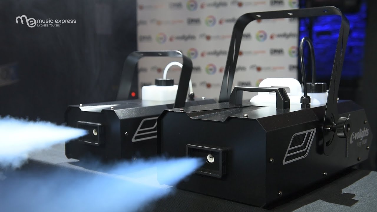 Evolights Fog 1200 oraz Fog 1500 – prezentacja i porównanie wytwornic dymu