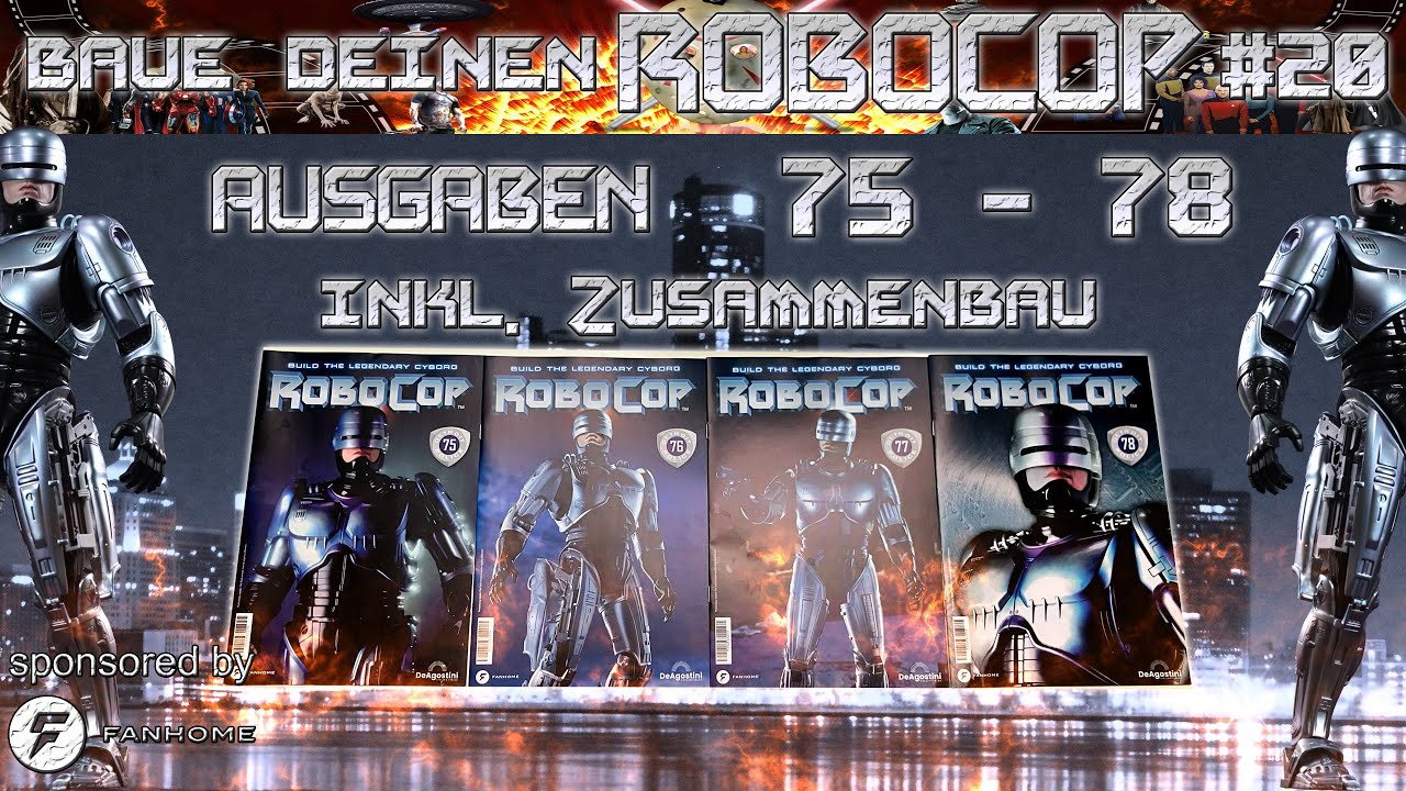 Bau deinen legendären ROBOCOP #20 - Ausgaben 75 - 78 von Fanhome