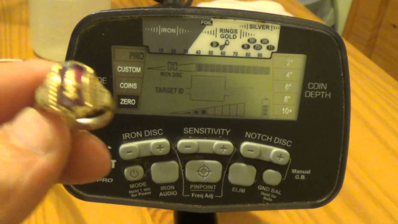 Gold VIDs on the Garrett AT Pro