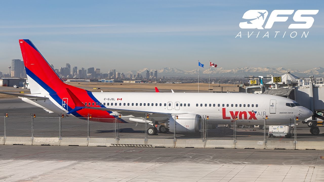 Lynx Air - 737 MAX 8 - Калгари (YYC) в Ванкувер (YVR) | ВИДЕО ПОЛЕТА