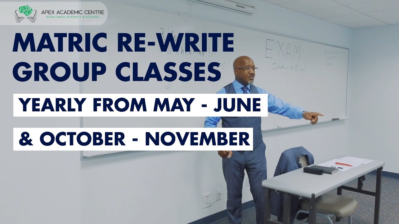 Apex Academic Centre Matric Rewrite 2025