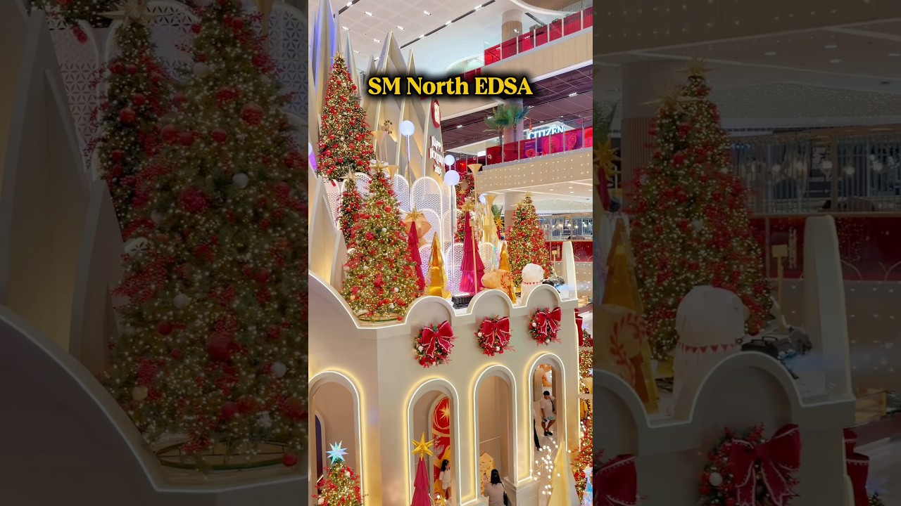 Рождество 2025 года в торговом центре SM North EDSA! 🎄#smnorthedsa #christmas2025