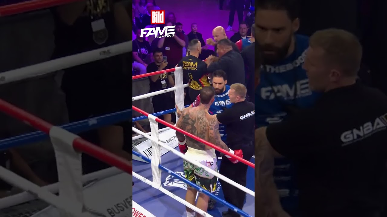Lombardi-Kumpel st&uuml;rmt in Ring | Aleks Petrović vs. Tobias Pietrek | FAME FIGHTING 3