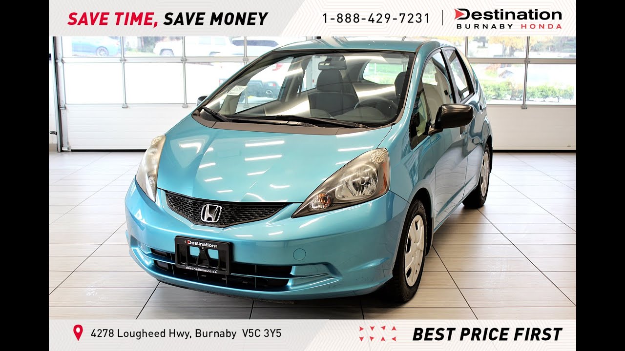 2013 Honda Fit DX-A - LOW KM - A/C - LOCAL - ONE OWNER - 32879A
