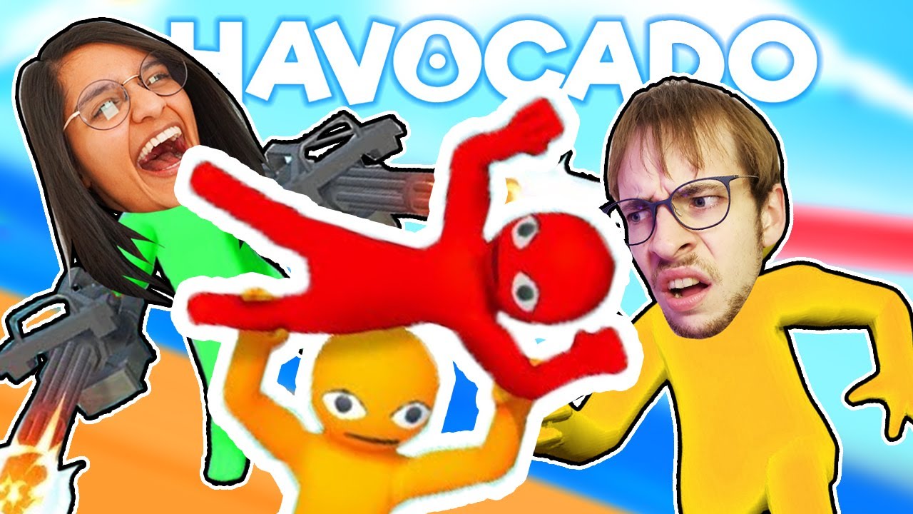 UVENTEDE GÆSTER I HAVOCADO?? - Gang beasts og Stickfight!