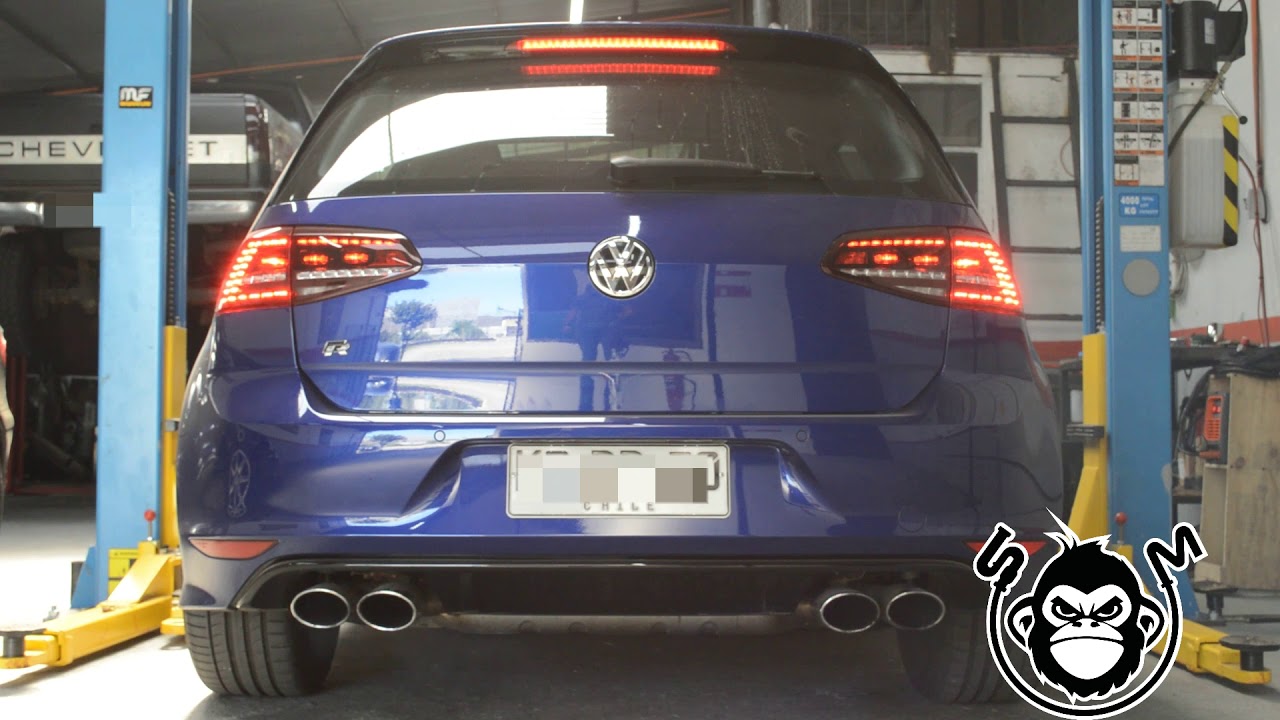 GOLF R Downpipe + center muffler delete