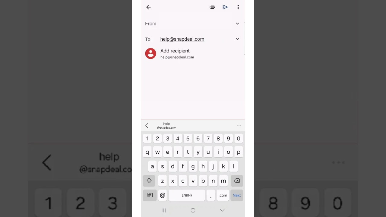 Attach image in email | Snapdeal