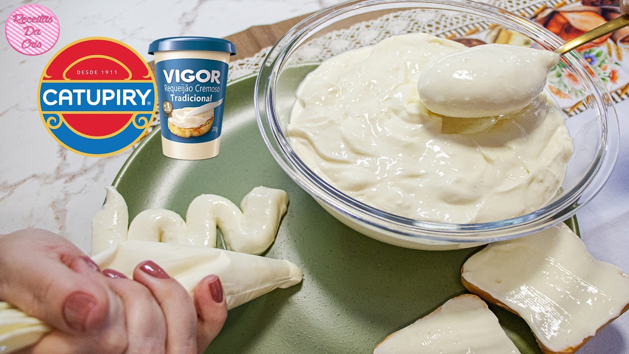 COMO FAZER REQUEIJÃO CASEIRO CREMOSO OU CATUPIRY CASEIRO! POUCOS INGREDIENTES E RENDE 1 KILO E MEIO!