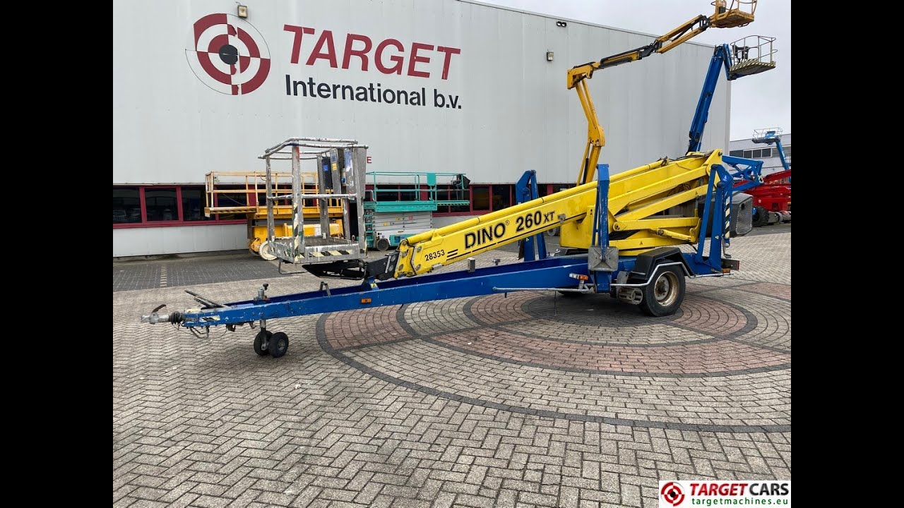 781779 DINO LIFT 260XT TOWABLE ARTICULATED BOOM WORK LIFT 2600CM 2007 BI-FUEL 70026186
