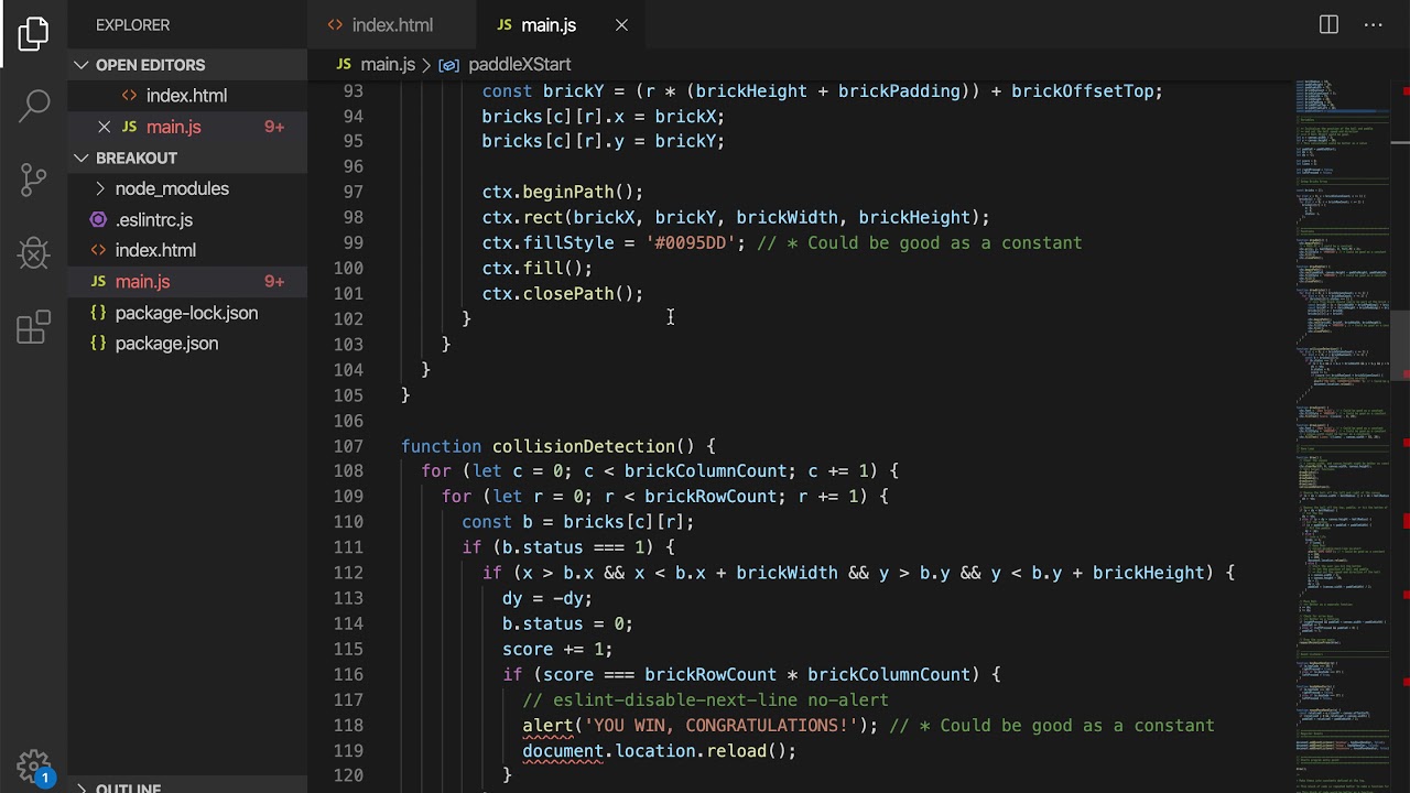 MDN Breakout JavaScript tutorial part 3