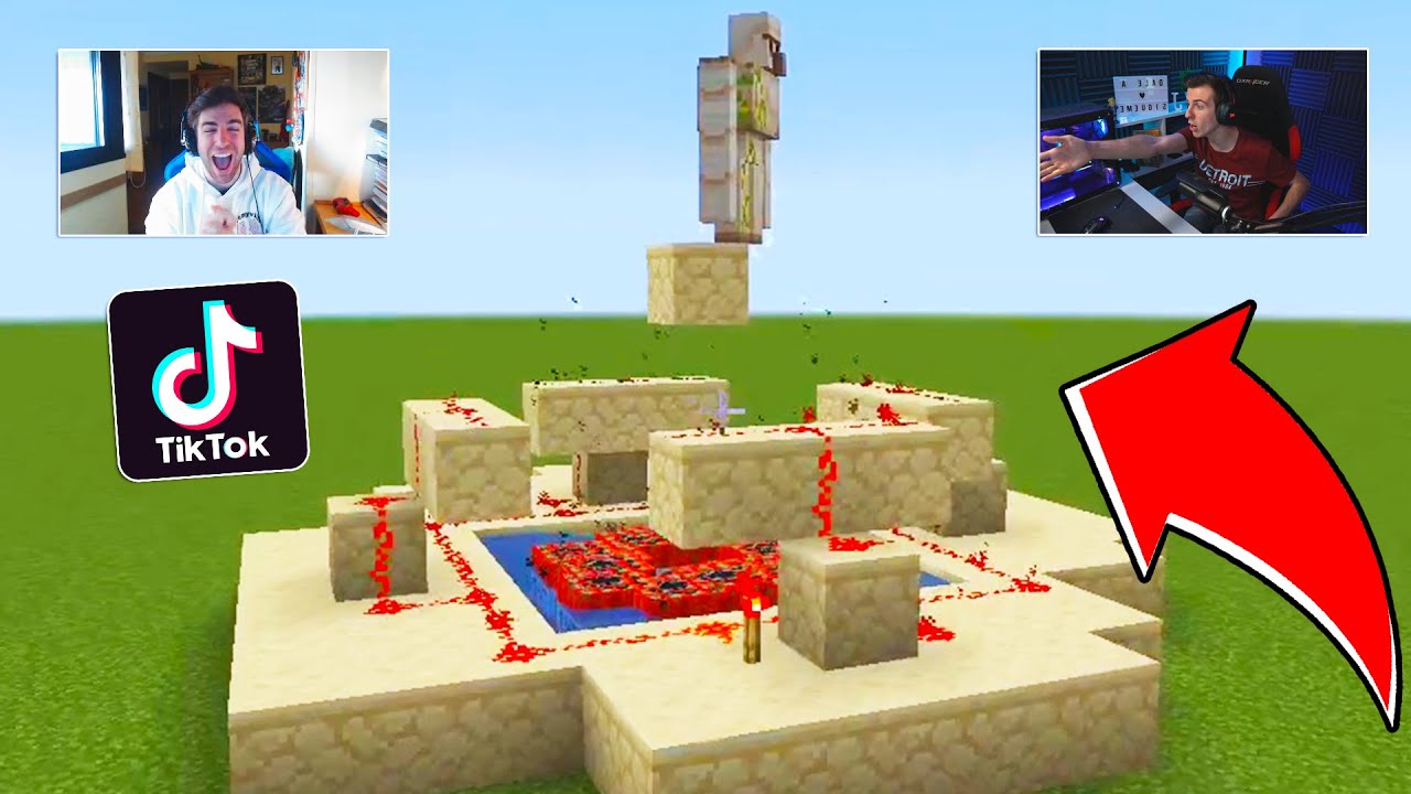 PROBAMOS los TIKTOK más VIRALES de MINECRAFT ¿REAL O FAKE? *NOOBS MINECRAFT TIK TOK #4*