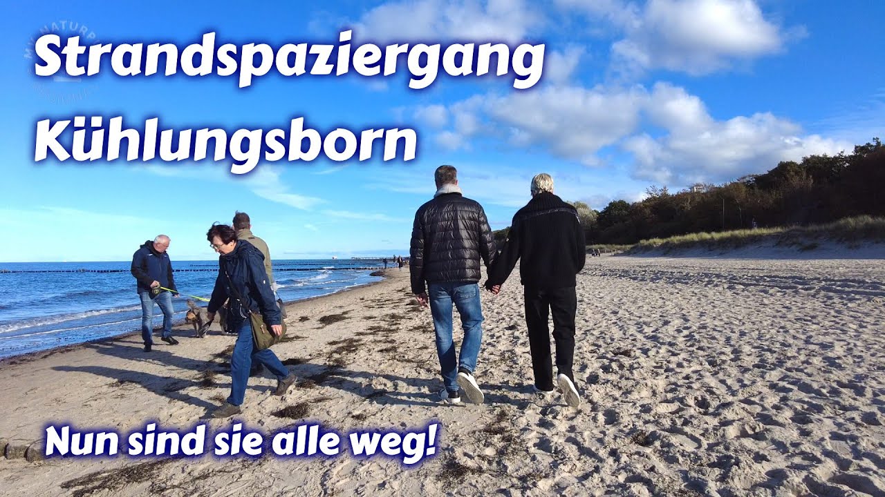 Strandspaziergang K&uuml;hlungsborn - Nun sind sie alle weg!