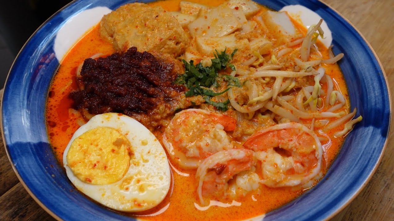 在家自己做叻沙面laksa mee🍜鲜辣浓郁，超级好吃，非常开胃🌶️Make laksa mee at home🍜 Spicy and rich, super delicious