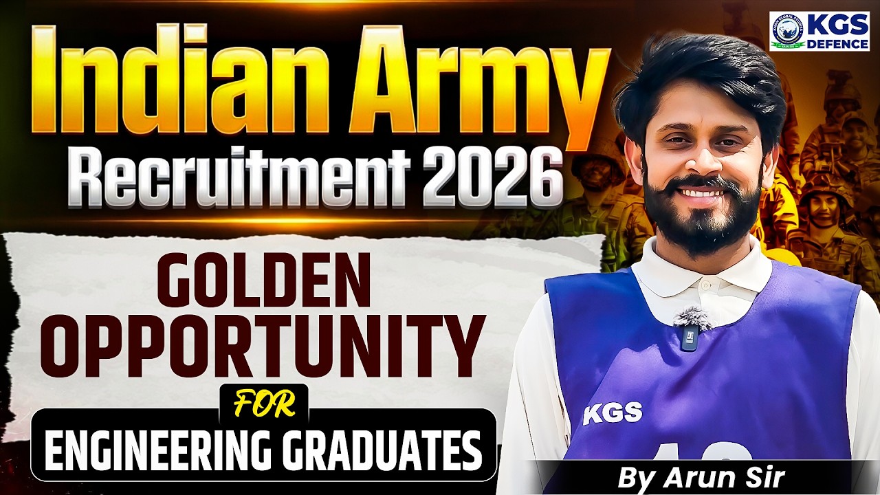 Indian Army Recruitment 2026 📝 Golden Opportunity for Engineering Graduates | Age, Syllabus, Exam..