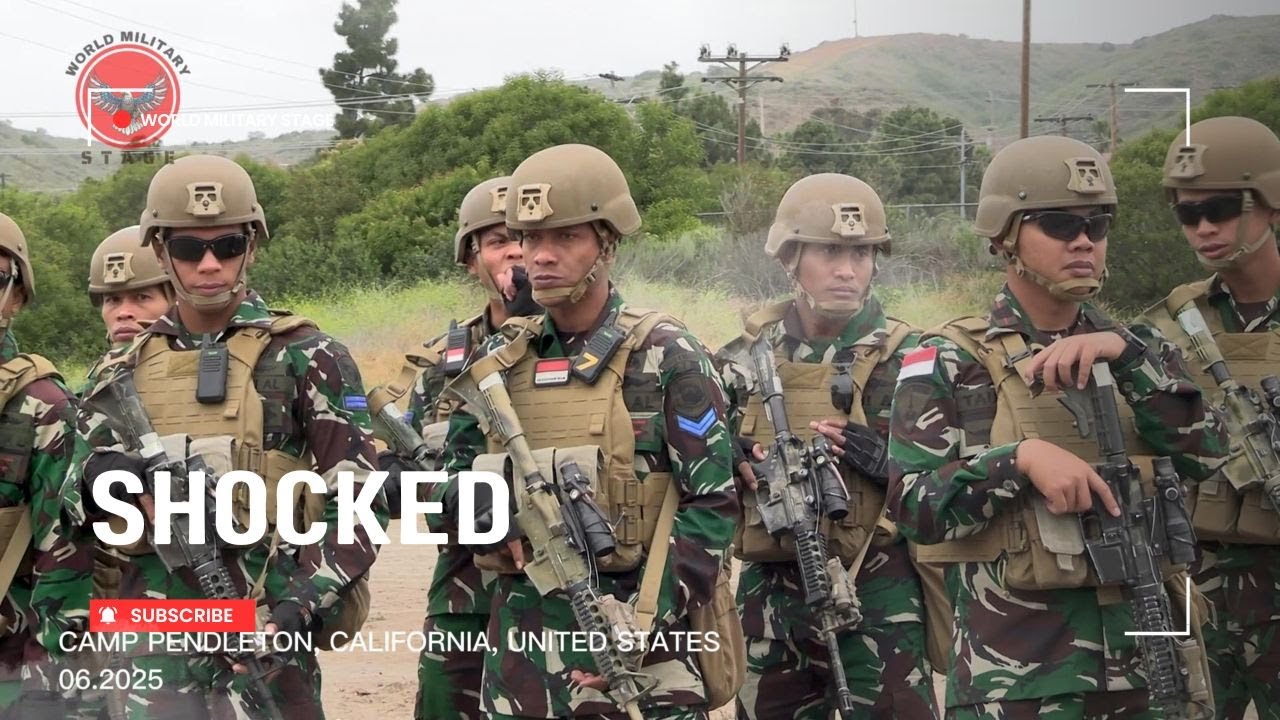Shocking Moment: U.S. Forces Train Indonesian Marines on Modern Warfare! #tnial