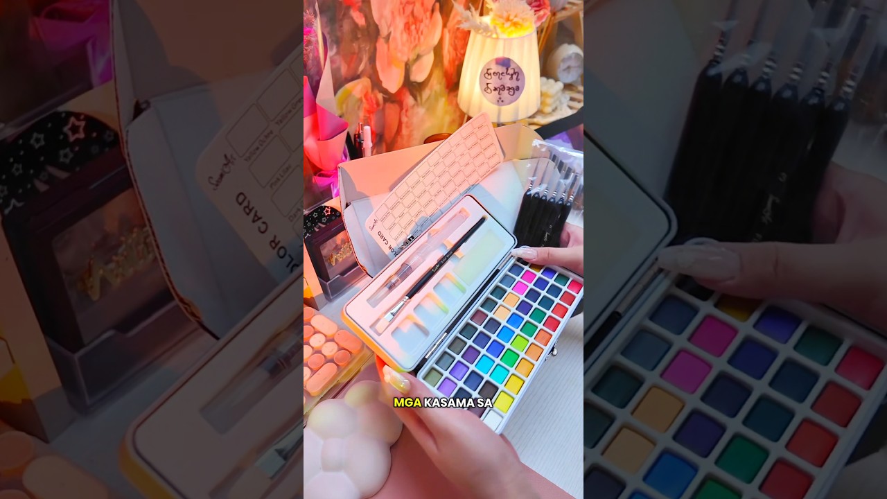 Seamiart Watercolor Unboxing ✨🖌️ #art #watercolor #unboxing #unboxwithme #seamiart