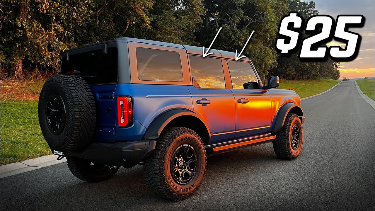 The $25 Bronco mod that FORD should have included...