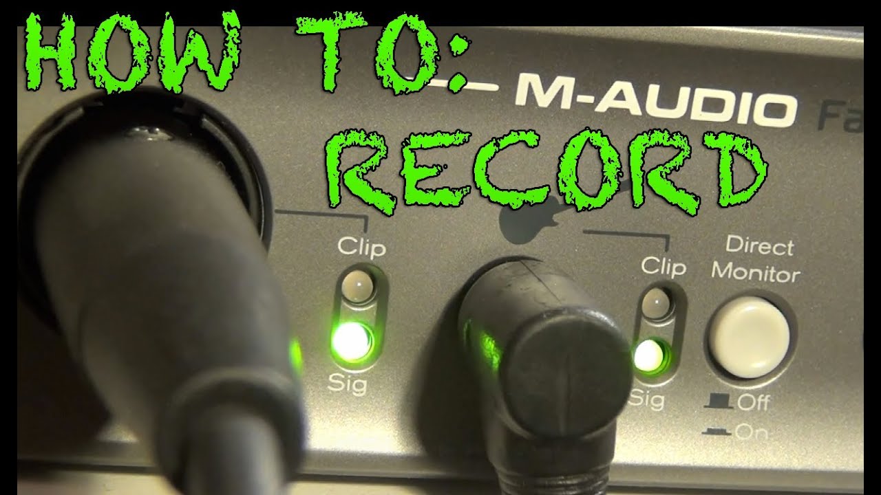 How To Record Bass with a Great Tone