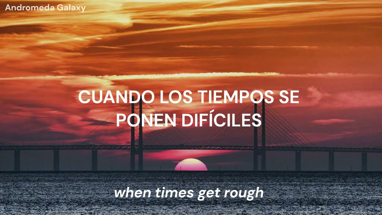 Simon & Garfunkel - Bridge Over Troubled Water (español + lyrics)