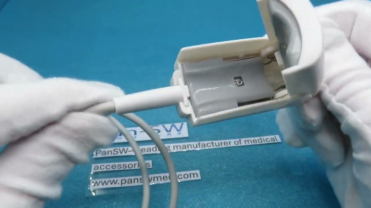 RSP 10075A compatible Biolight SpO2 sensor old model, 9 pins