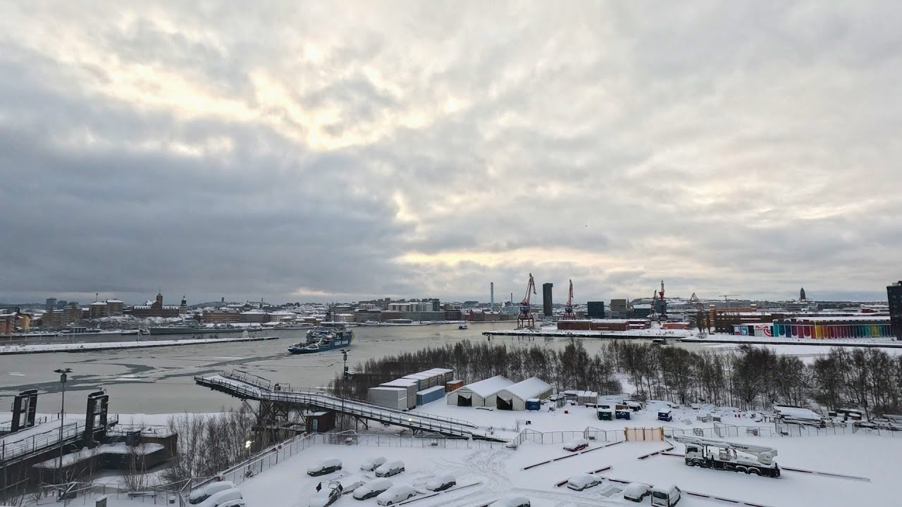 After a Night of Heavy Snowfall ❄️ | Gothenburg Winter Morning | Jan 7, 2026 #gothenburg_sweden