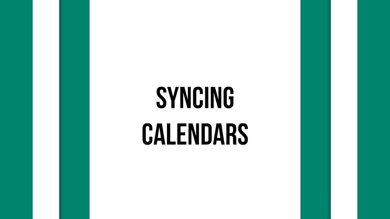 GameChanger - Syncing Calendars