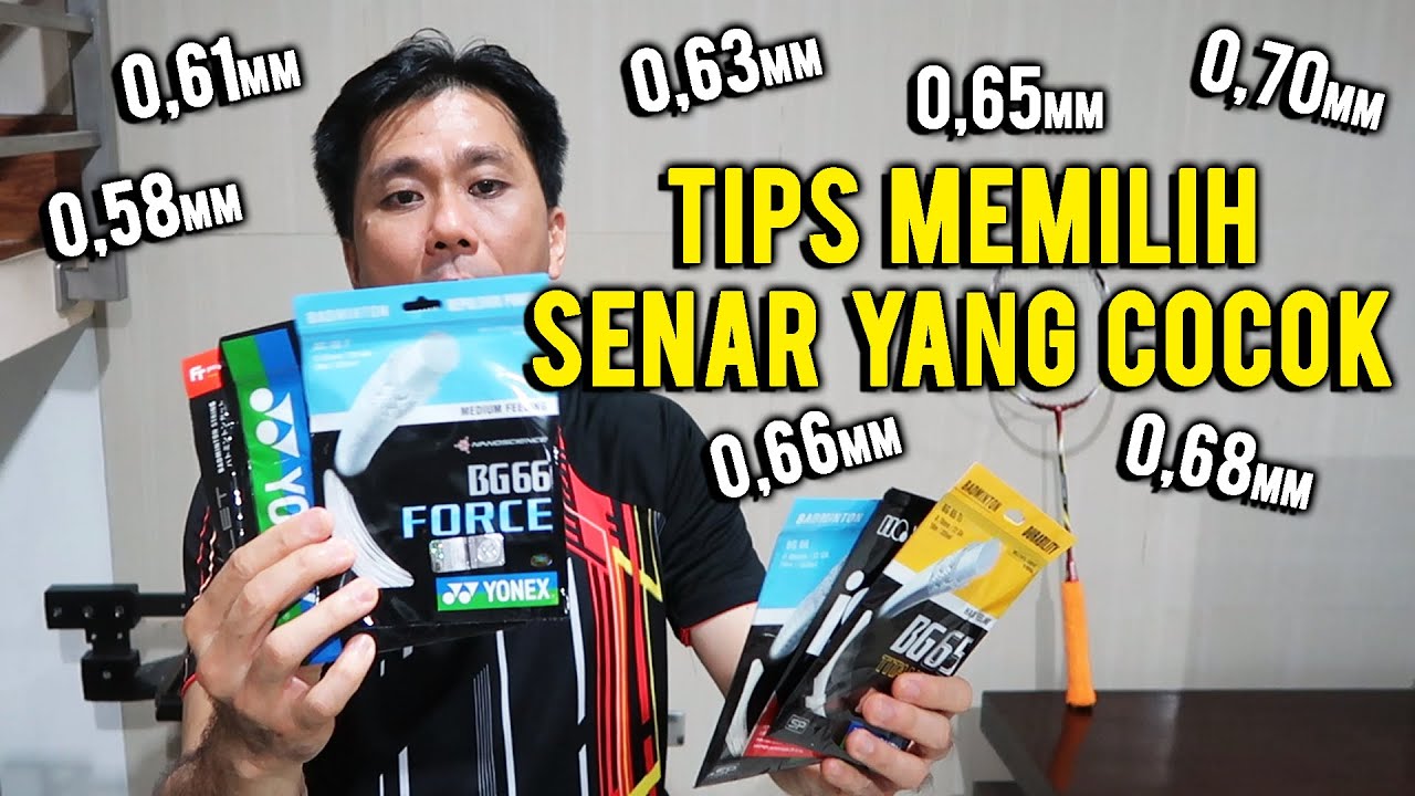TIPS MEMILIH SENAR YANG COCOK SESUAI DIAMETERNYA!