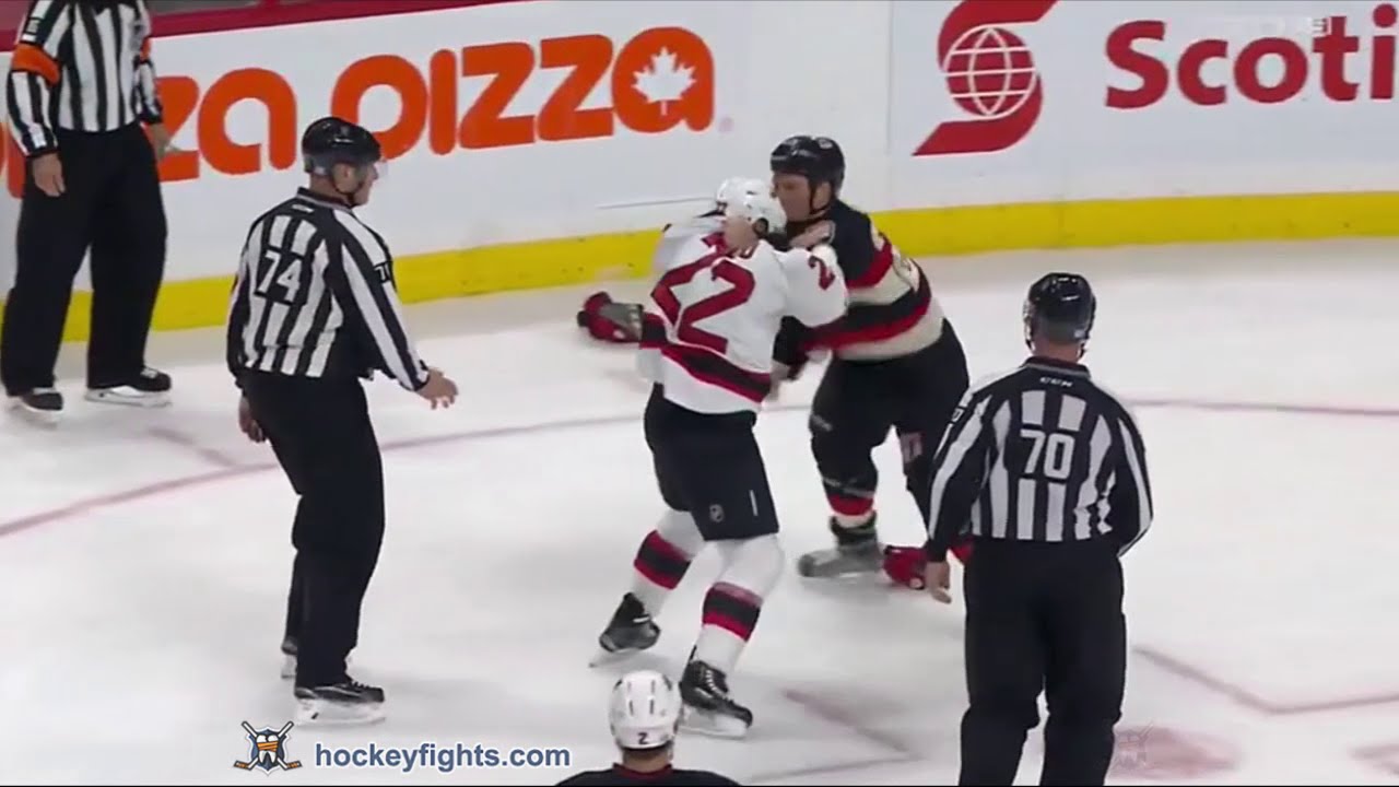 Jordin Tootoo vs Chris Neil Oct 22, 2015