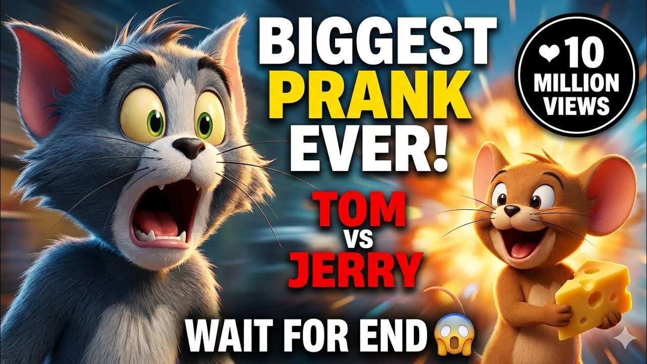 BIGGEST PRANK EVER 😱 | Tom vs Jerry Funny Cartoon Short