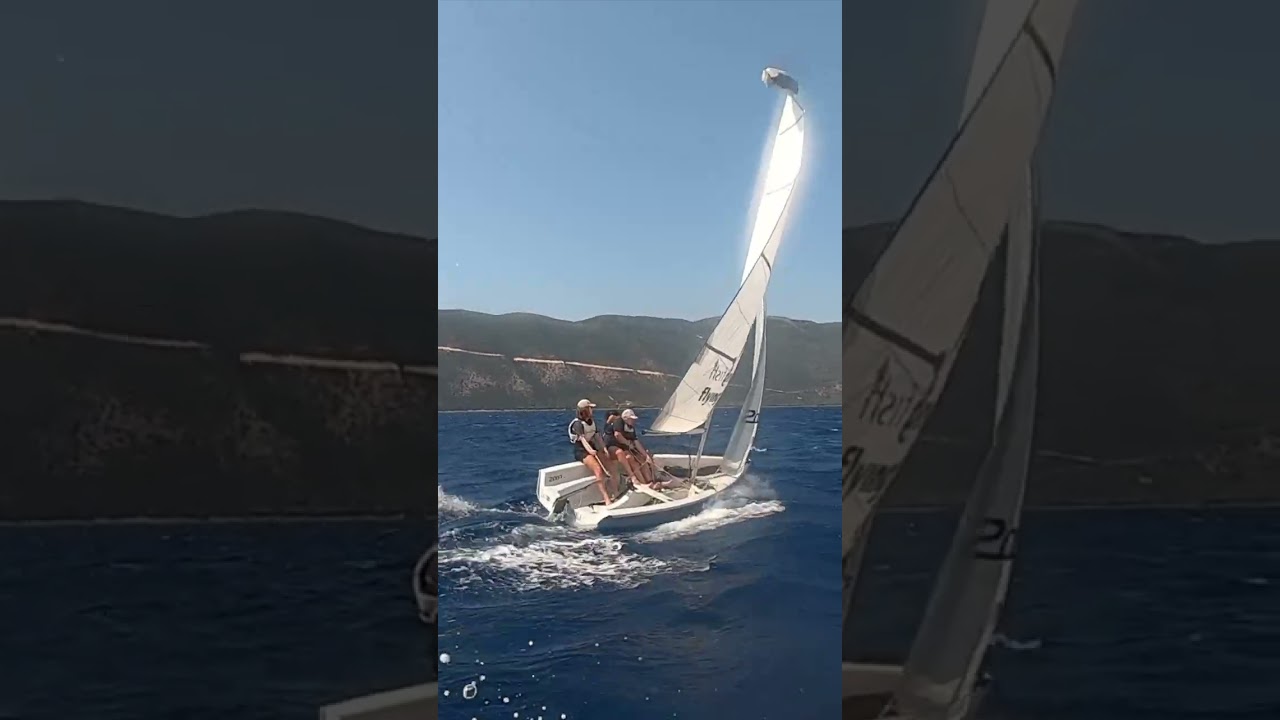 Dinghy Sailing in Vasiliki Bay