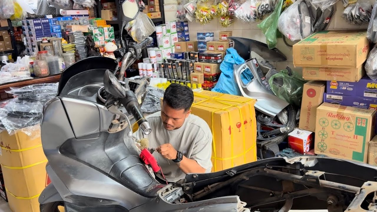 PCX150 បញ្ហាគាំងកូដ 29-1 AICV 