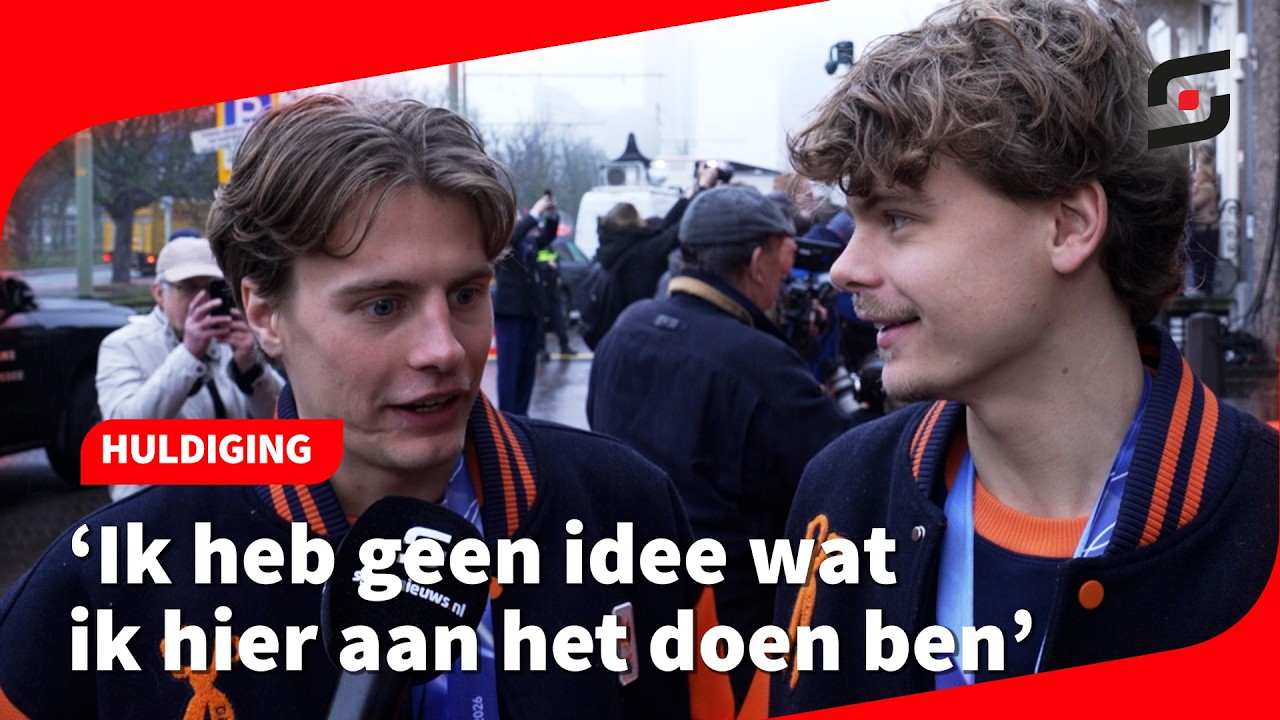 Medaillewinnaars gehuldigd: 'Cool om naast de koning te staan'