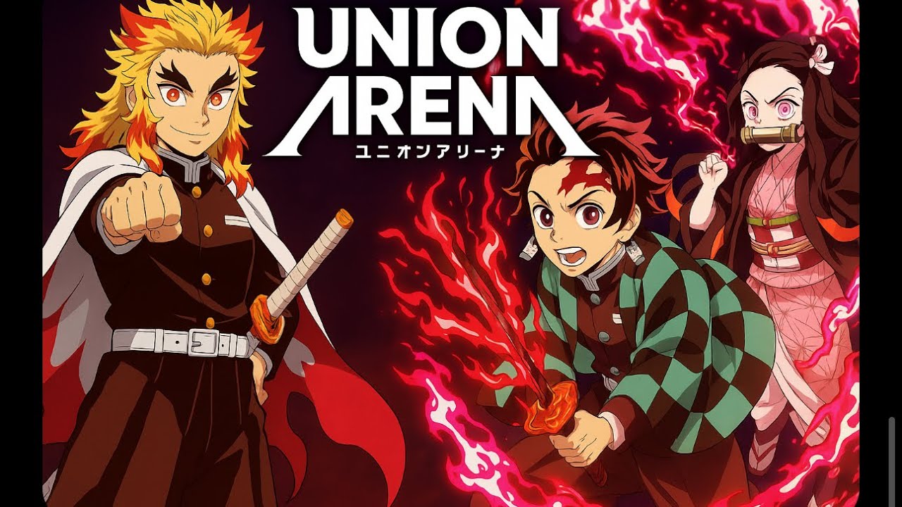 Red Rengoku Vs Blue Tanjiro N Nezuko Union Arena