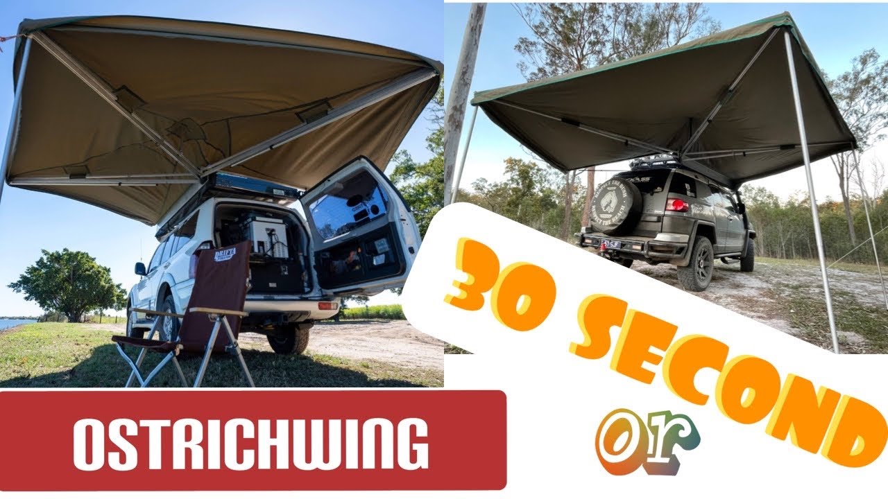 30 Second Awning Versus Ostrichwing Awning
