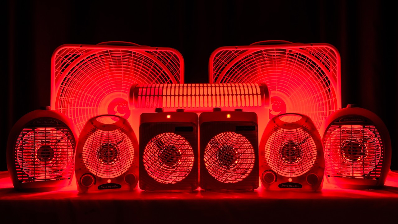 😴 7 Fan Heater Sounds and 2 Box Fan Noise for Fast Sleep, Deep Relaxation and Block Noise