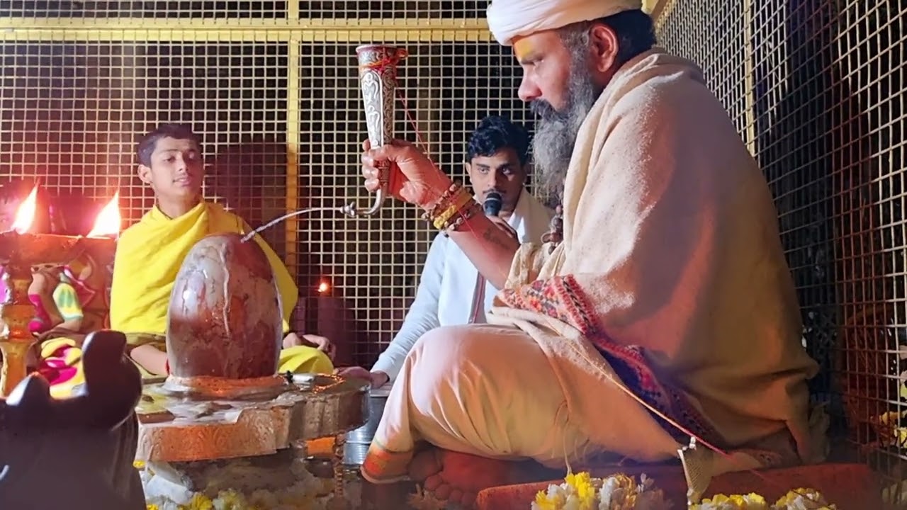 Vrindavan Ratri Rudrabhishek 🔱  #shiv