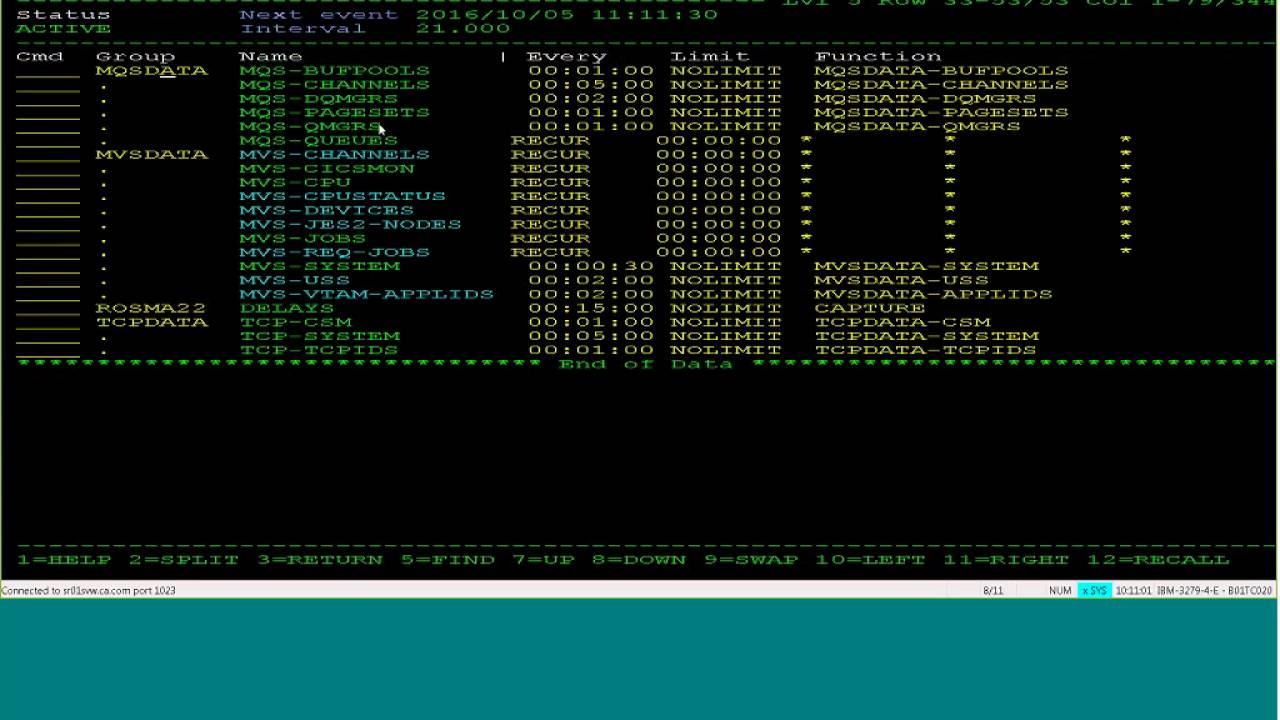 Using CA SYSVIEW to Manage MQ Series