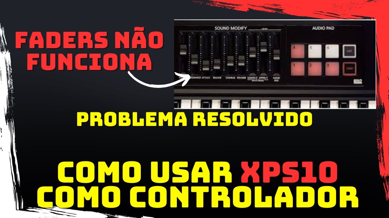Como configurar seu XPS10 como Controlador MIDI: Tutorial Completo com os Faders Funcionando