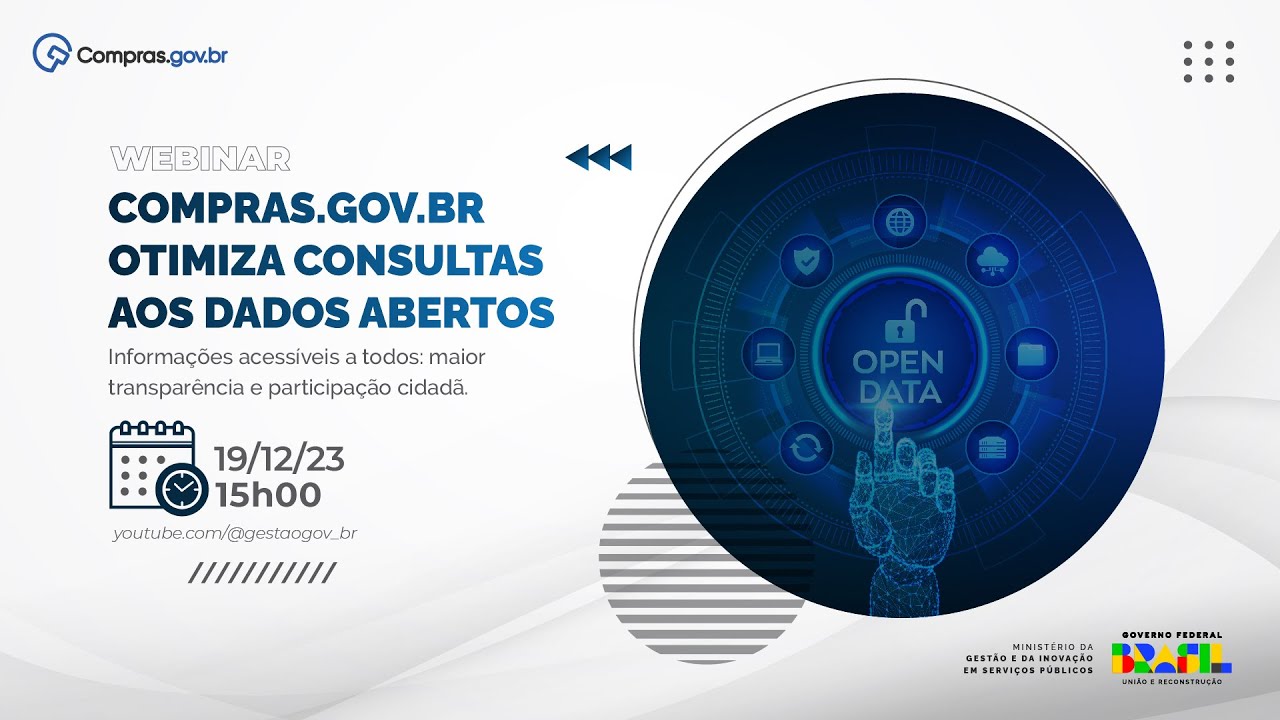 Webinar - Compras.gov.br em Dados Abertos