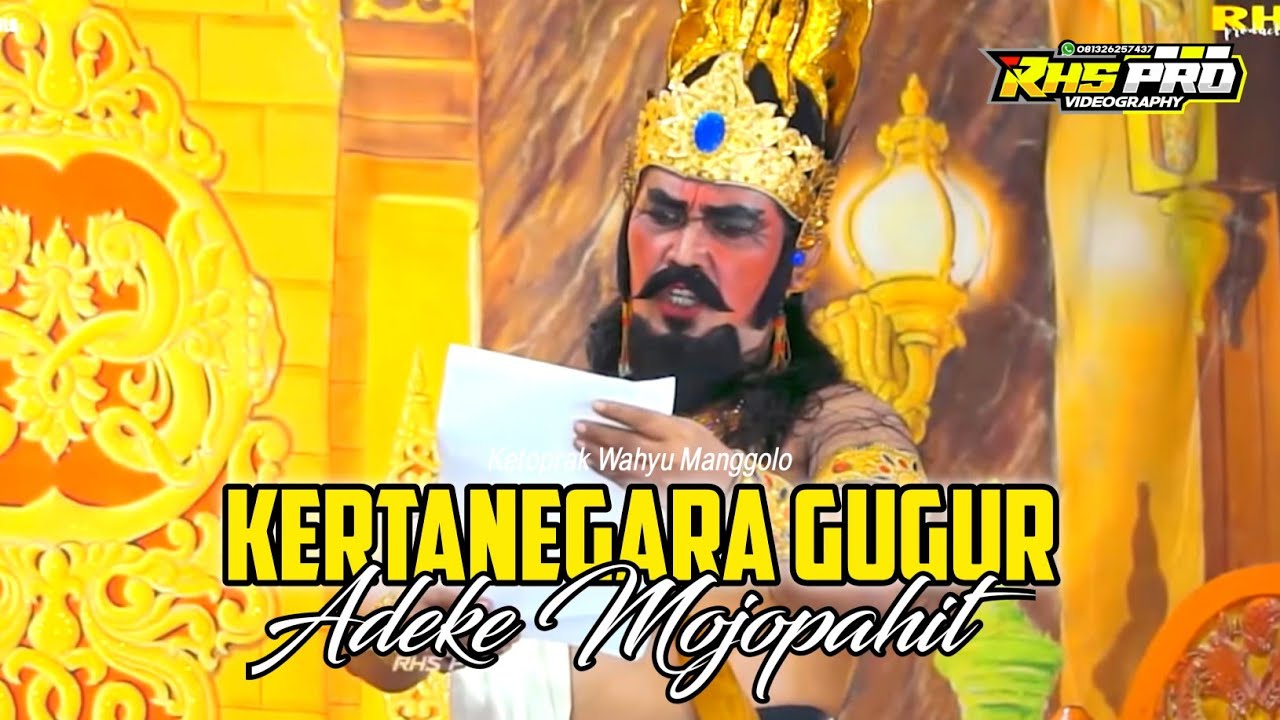 FULL CERITA KERTANEGARA GUGUR - KETOPRAK WAHYU MANGGOLO LIVE PAYAMAN 2025