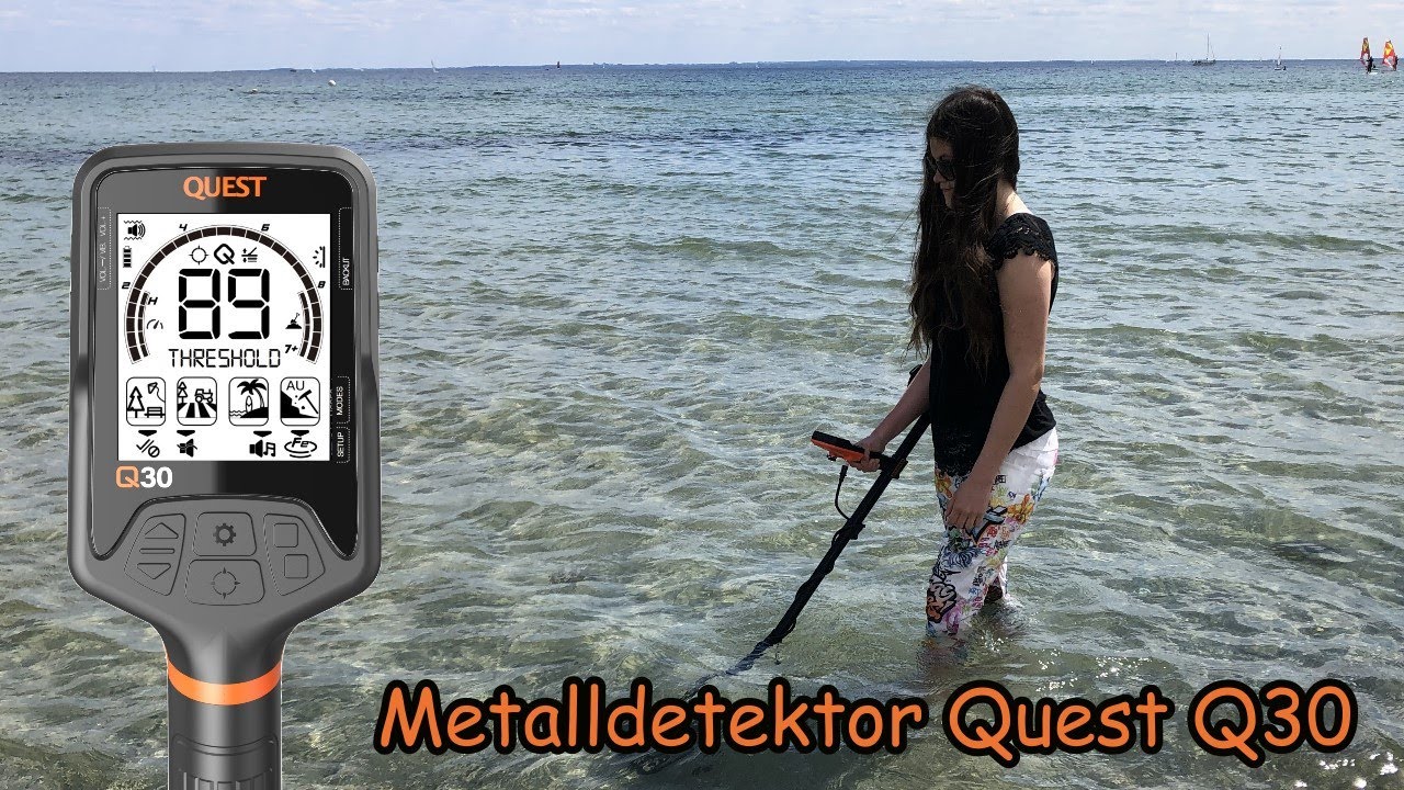 Der Metalldetektor Quest Q30 🏆Quest-Shop.de🏆