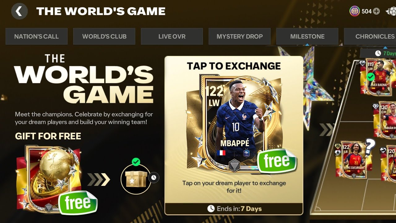 НЕ ПРОПУСТИ!! БЕСПЛАТНЫЙ ПОДАРОК: ОБМЕН НА МБАППЕ 122 OVR, ГАЙД ПО СОБЫТИЮ CHAMPIONS XI В FC MOBI...