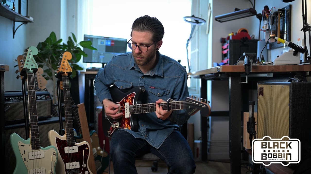 Black Bobbin Custom JM - A Partnership with Bilt Guitars