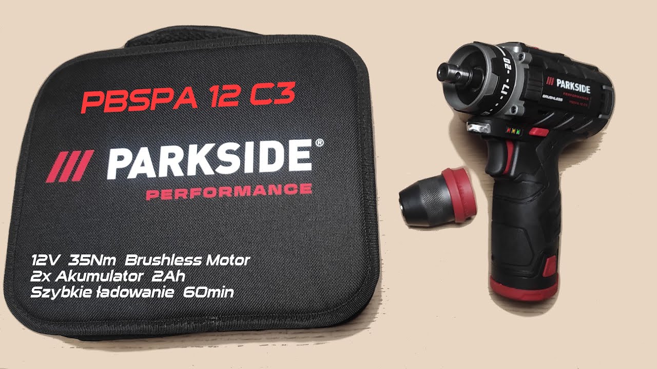Wkrętarka Parkside performance PBSPA 12 C3