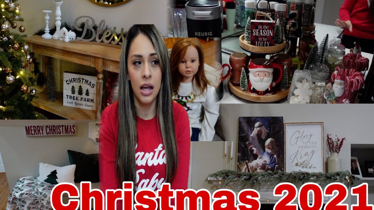 I decorated my house for Christmas Christmas Home Tour 2021 | Reborn love