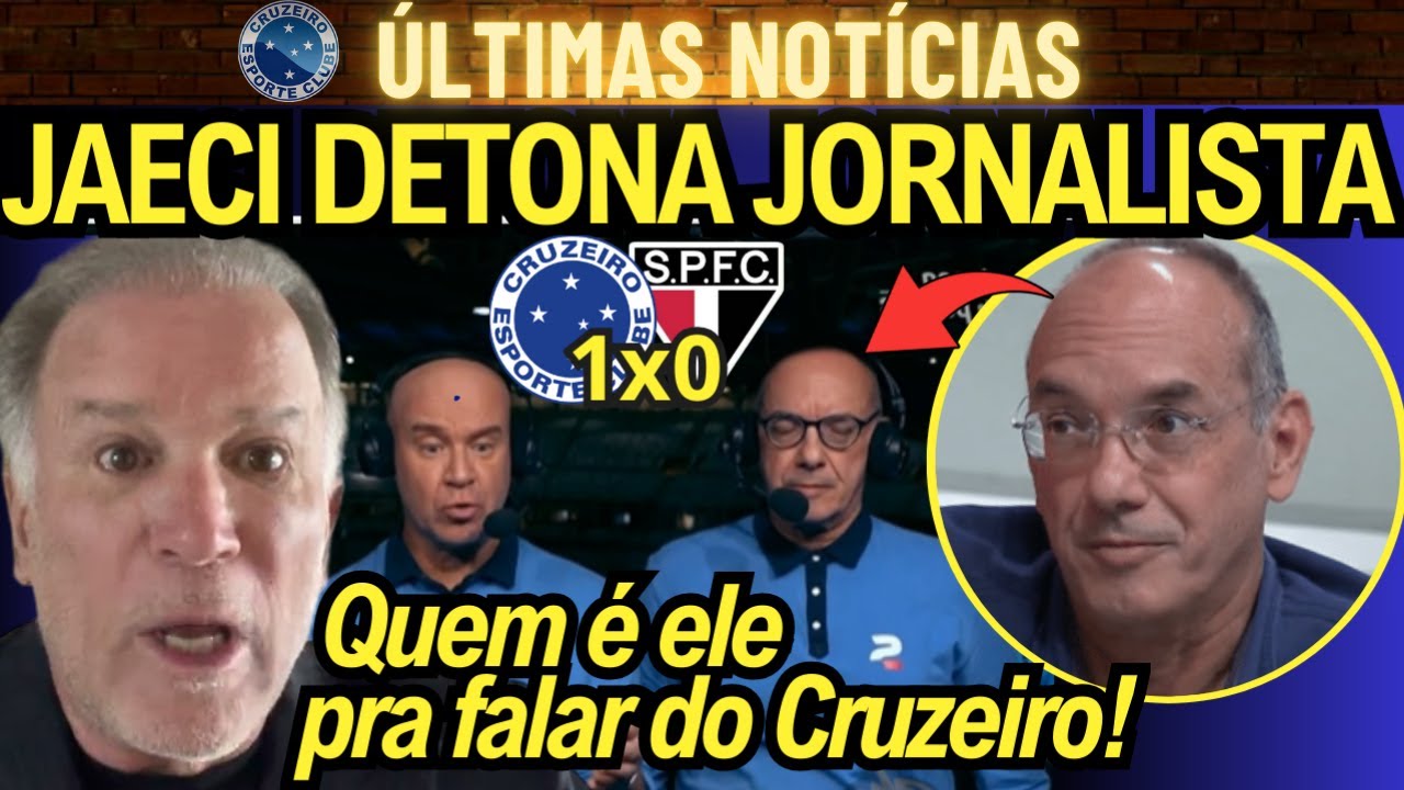 🦊JAECI PERDE A PACI&Ecirc;NCIA E DETONA L&Eacute;DIO CARMONA AP&Oacute;S CR&Iacute;TICAS AO CRUZEIRO! CRUZEIRO 1X0 S&Atilde;O PAULO.