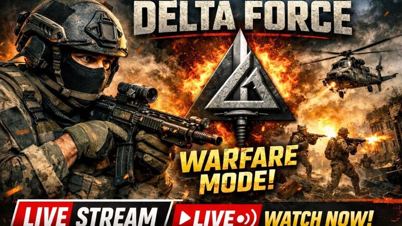 DELTA FORCE | WARFARE MODE LIVE 🔥 INTENSE FPS GAMEPLAY