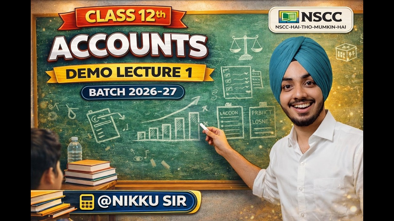 CLASS 12TH DEMO 1 ACCOUNTS